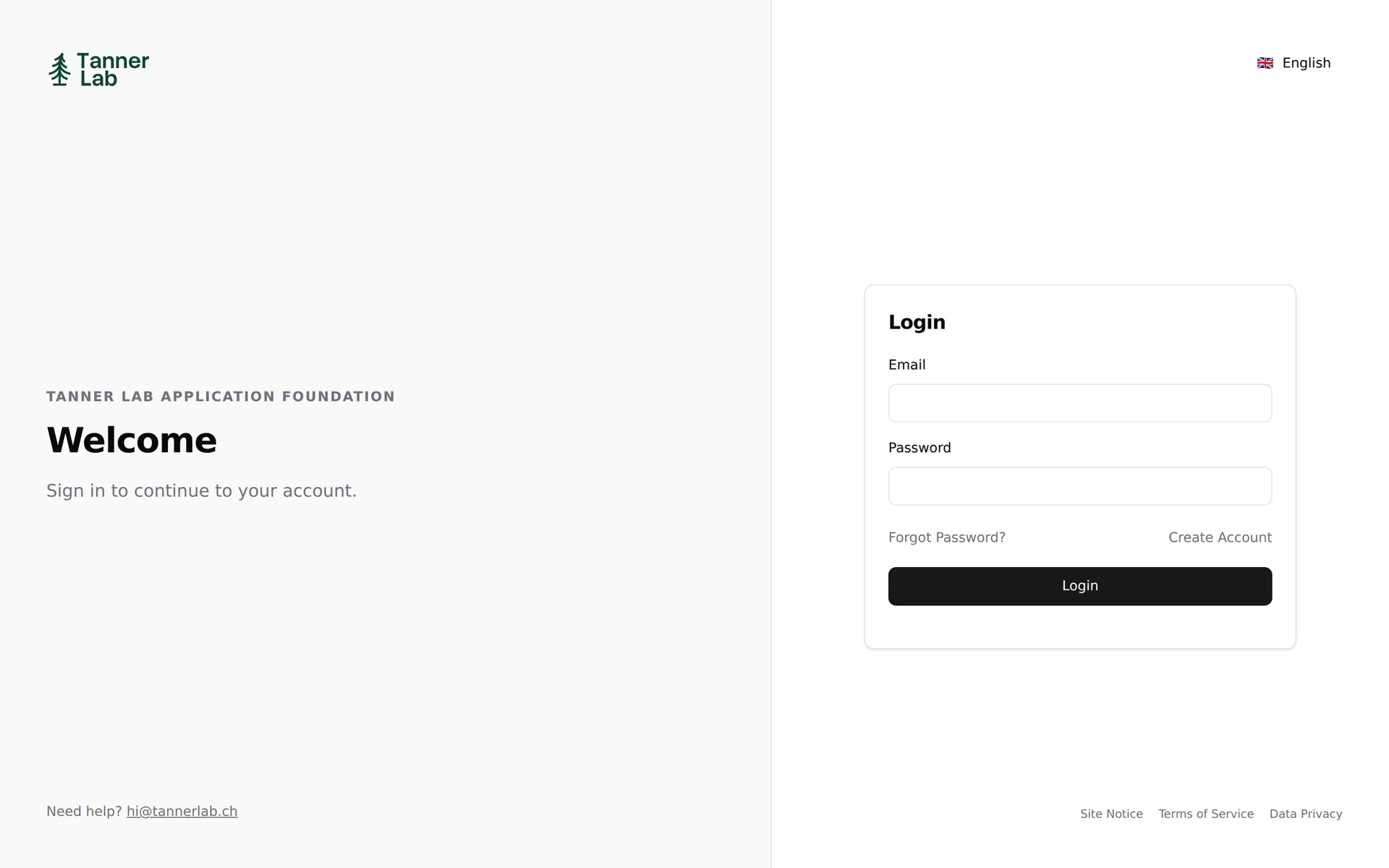 Sign in with a password, or passwordless with a login link